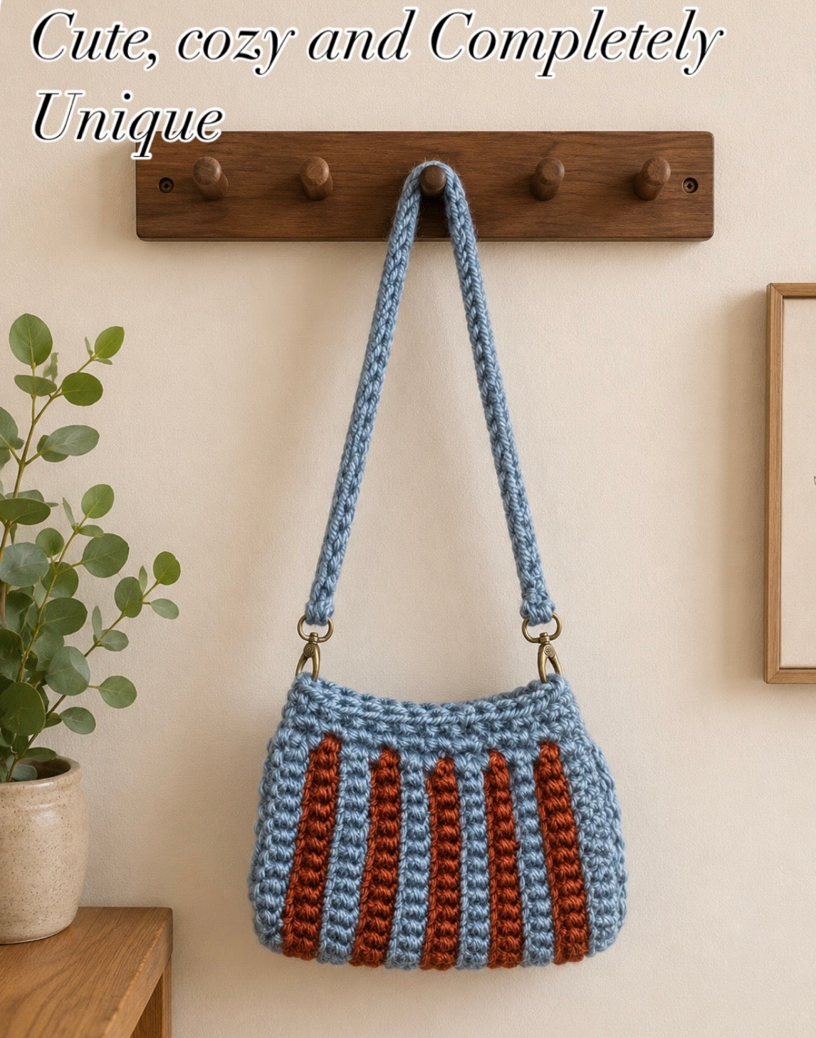 One-of-a-Kind Handmade Fringe Crochet Wristlet | Boho Tassel Handba