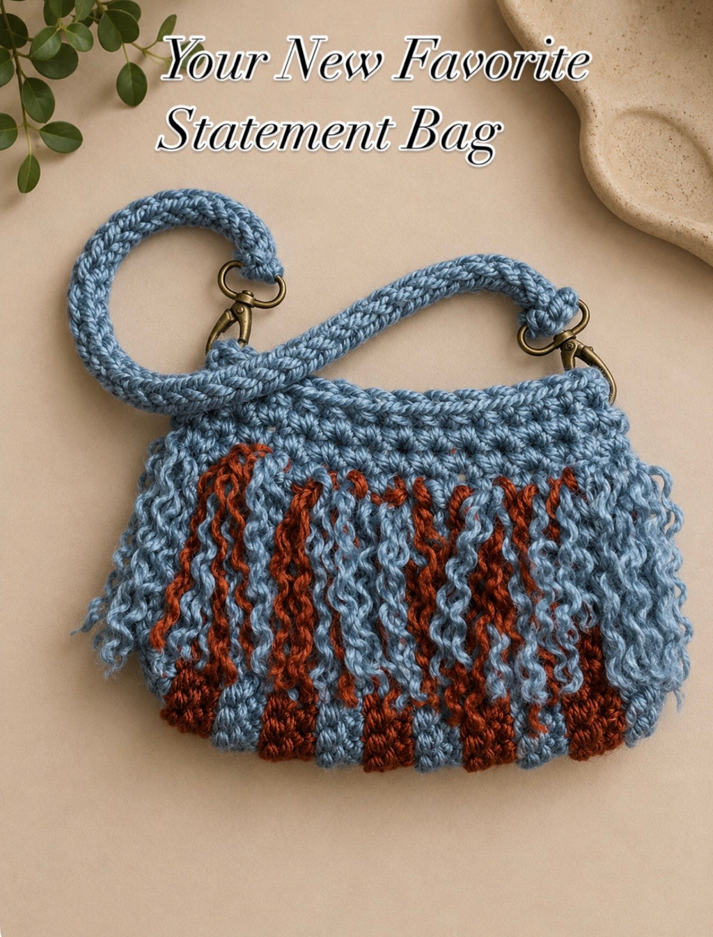 One-of-a-Kind Handmade Fringe Crochet Wristlet | Boho Tassel Handba