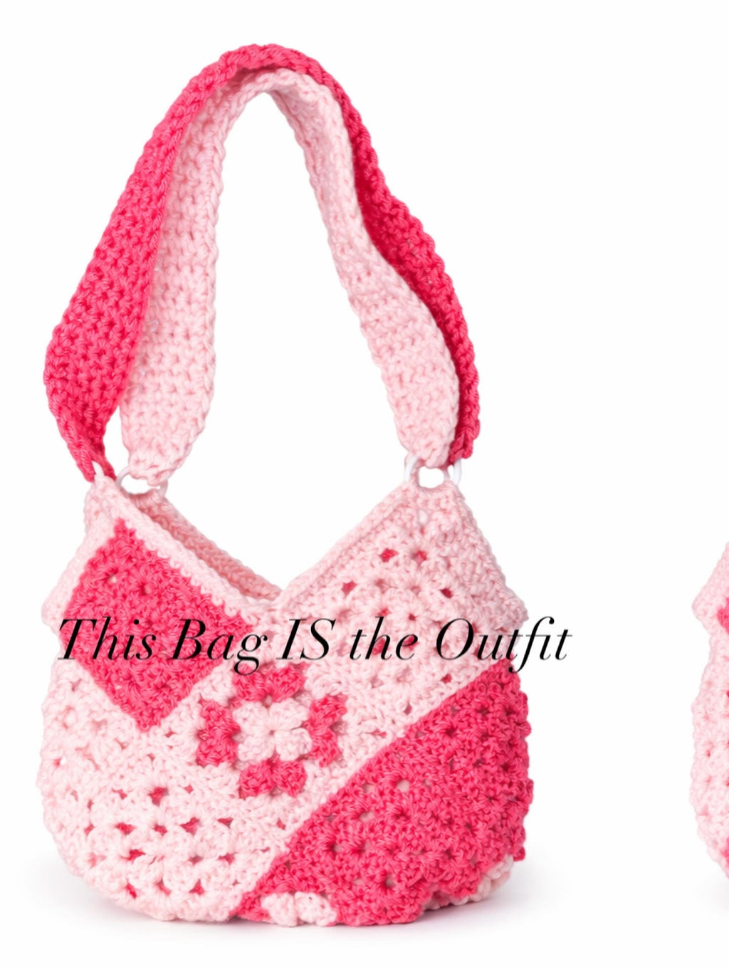 Custom Granny Square Crochet Bag – Handmade Boho Purse – Beaded or Crochet Strap & Handle Options