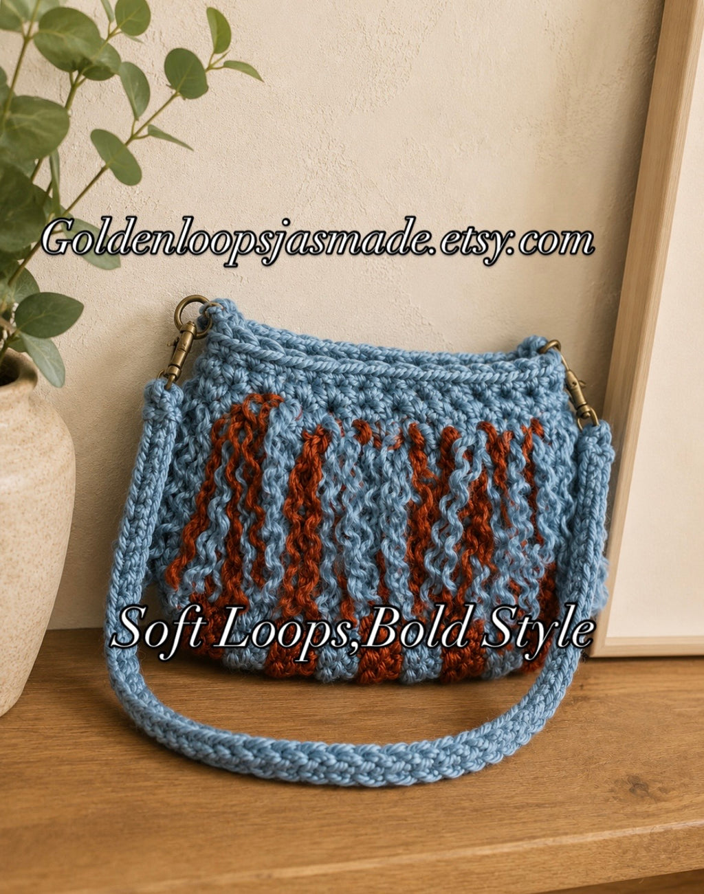 One-of-a-Kind Handmade Fringe Crochet Wristlet | Boho Tassel Handba