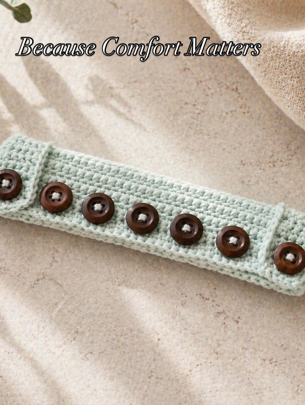 Handmade Crochet Seatbelt Cover – Buttoned Seatbelt Cushion – Soft Car Comfort Accessory